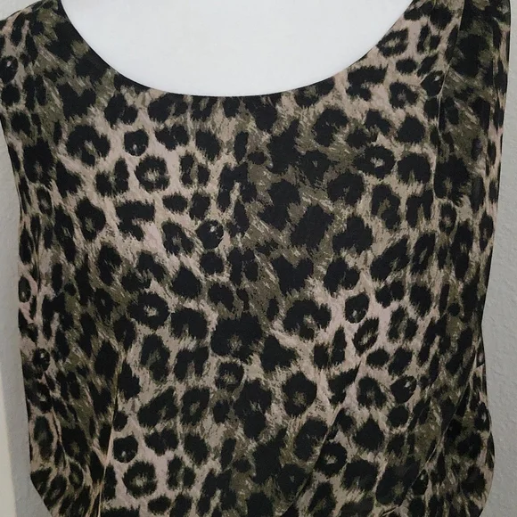 APT 9 LEOPOLD PRINT DRESS....NWT
